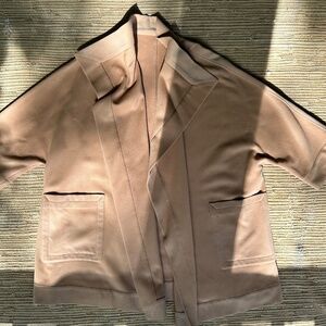 Parisian Vintage Camel Hair 60s Wrap Coat - One Size